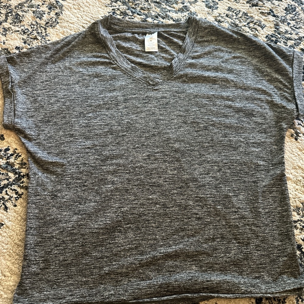 Soft oversized v neck tshirt